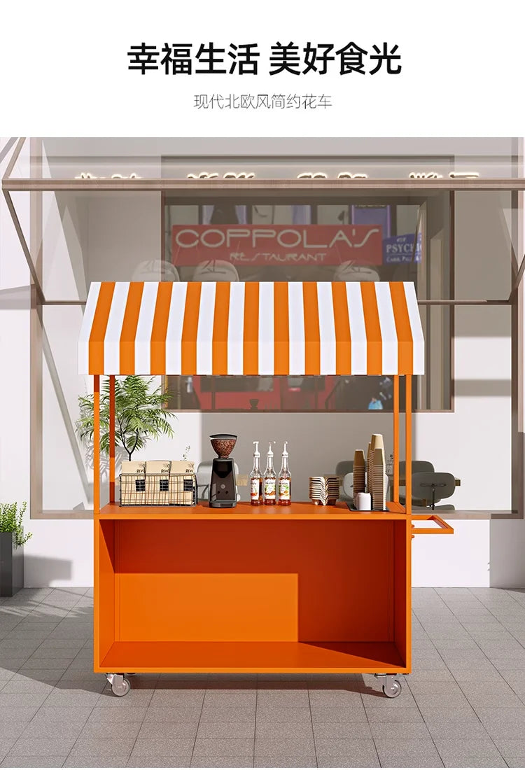 Night market stalls, small carts, shopping malls, supermarkets, promotion platforms, trucks, mobile snacks, dining carts