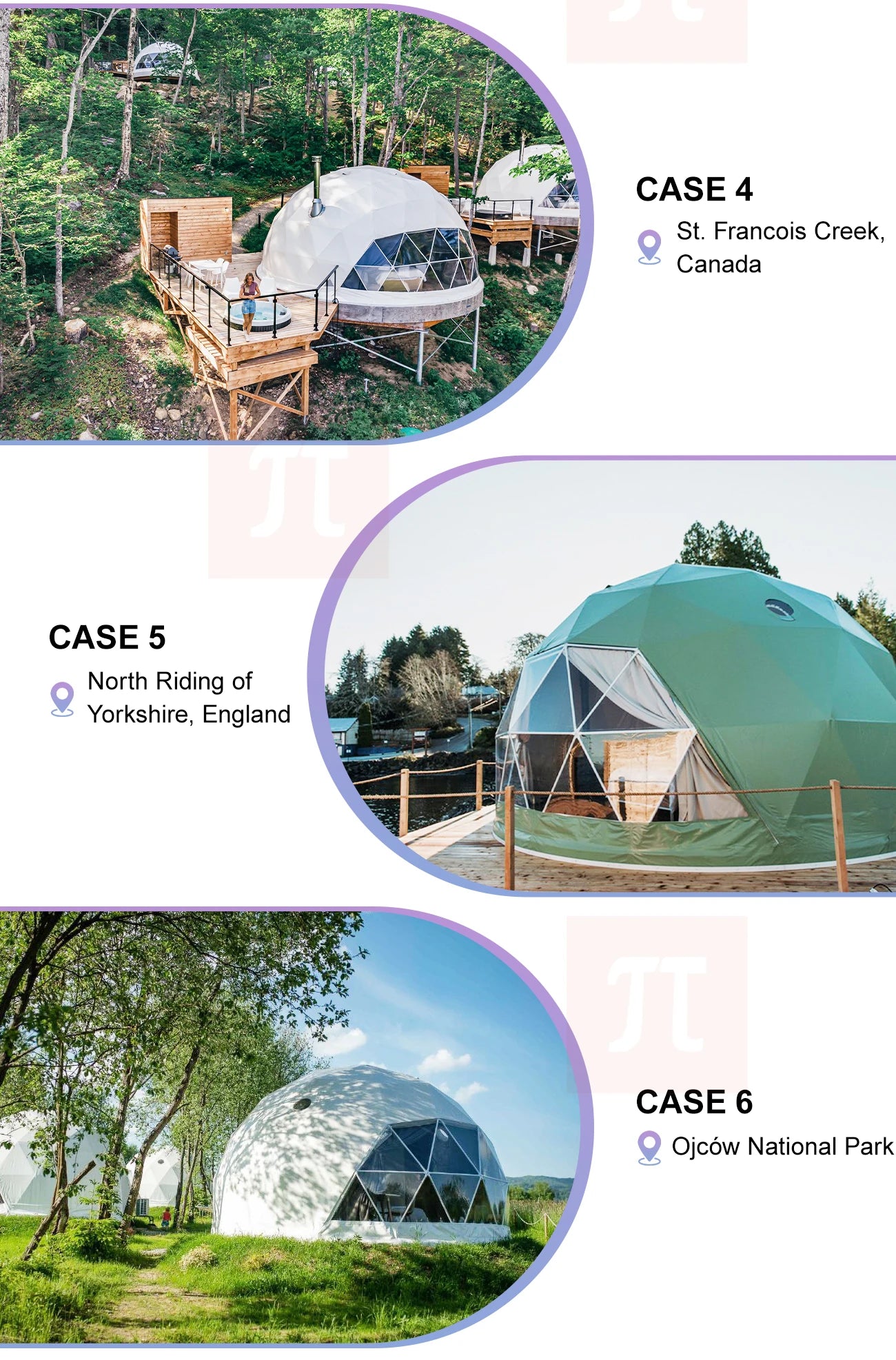 Factory  Stock Luxury Geodesic Dome Tent 6M Durability Geodesic Dome PVC Tent Hotel Factory Tent For Glamping Resort Commercial