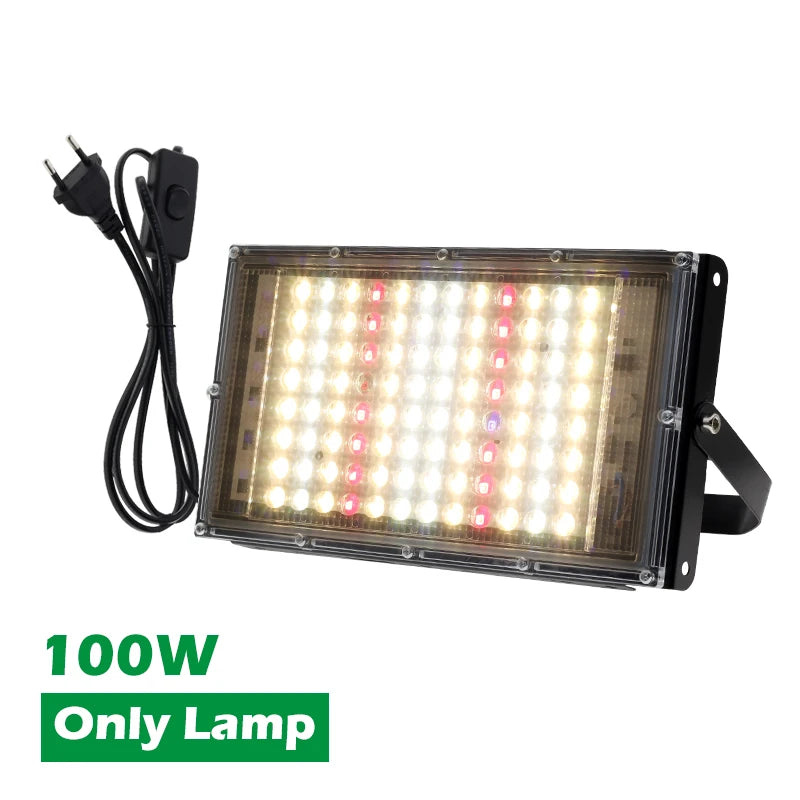 50W 100W 150W LED Grow Light With Stand Full Spectrum Sunlike LED Phyto Lamp For Indoor Greenhouse Plant Growth Lighting