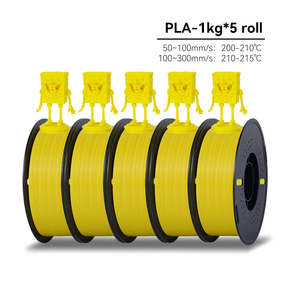KINGROON 5/10KG PLA Filament 1.75mm Eco-Friendly Good Toughness Printing Filaments For FDM 3D Printers Material Free Shipping