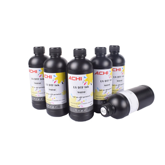 5x500ML UV DTF Ink UV INK for R1390 L800 R330 DX4 DX5 XP600 Printhead for UV DTF Printer 1PC UV INK Varnish INK