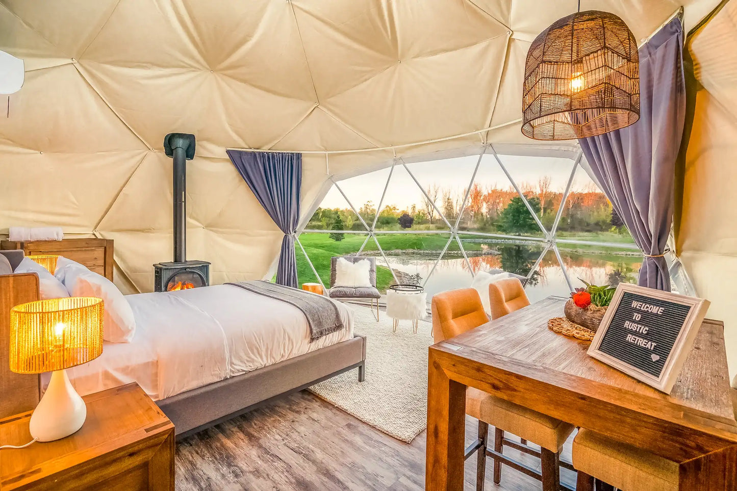 Trade Show Tent 6~9m Diameter Transparent Geodesic Luxury Dome Hotel Manor Tents Hotel Forest Glamping Round Dome Tent Outdoors