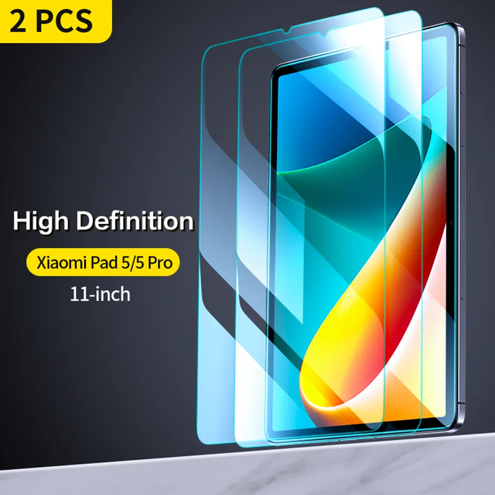 SmartDevil Tempered Glass for Xiaomi Mi Pad 6 11 inch Pad 5 5Pro 12.4 inch Tablet 9H Screen Protector HD Anti Blue Ray with Tool