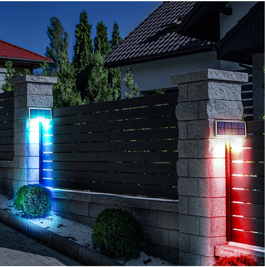 LED Outdoor Solar Light Step Lamp Lens Design Super Bright IP67 waterproof Anti-theft Stair Light Decor Lighting For Garden Deck