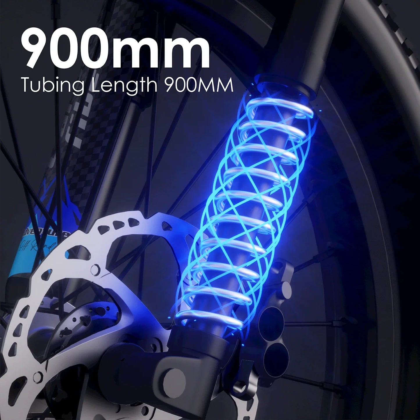 HEZZO K9 Electric Bike 1000W motor 52V 21Ah battery160N.m E bike Oil brakes with power-off protection off-road Electric bike