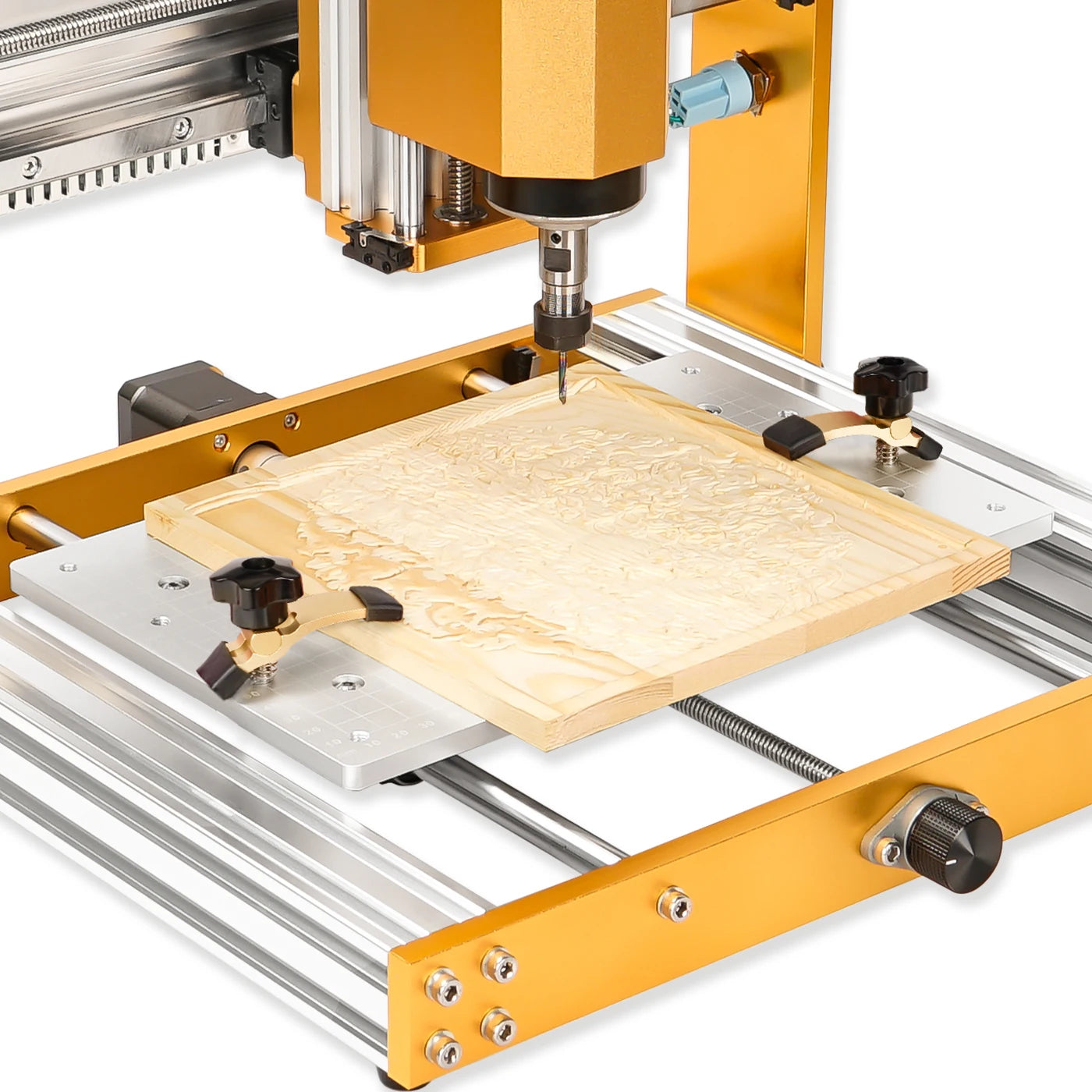 2PCS Mini Hold Down Clamp Kit, CNC Router Clamp for Woodworking and Metalworking, Compatible with 3018 CNC Router Machines