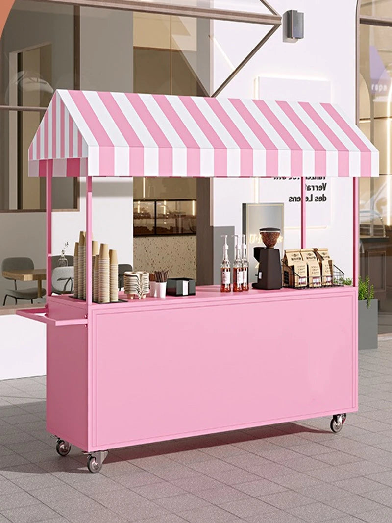 Night market stalls, small carts, shopping malls, supermarkets, promotion platforms, trucks, mobile snacks, dining carts