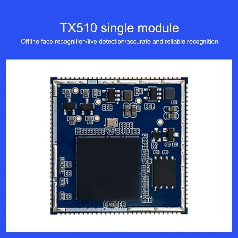 New AI Face Recognition Module HLK-TX510 3D Binocular Camera Live Detection Discrimination Serial Communication with Screen
