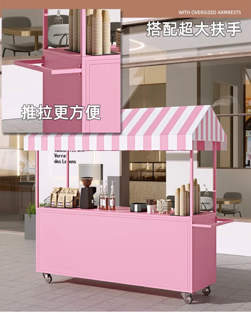 Night market stalls, small carts, shopping malls, supermarkets, promotion platforms, trucks, mobile snacks, dining carts