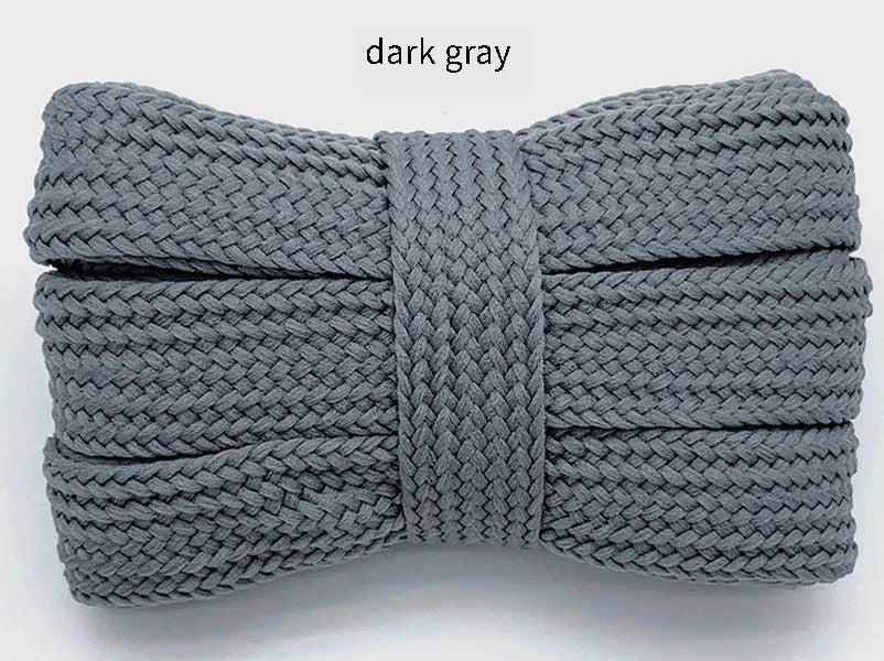 2cm Wider Flat Shoelaces New Casual Sneakers Laces for Shoes Fashion Rope Shoelace 100/120/140/160CM Shoes 1Pair Good