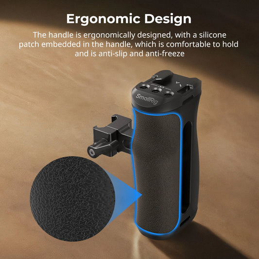 SmallRig mini NATO Side Handle Left and Right Changeable Vertically Adjustable to 43mm Side Handle Load 6kg 4840