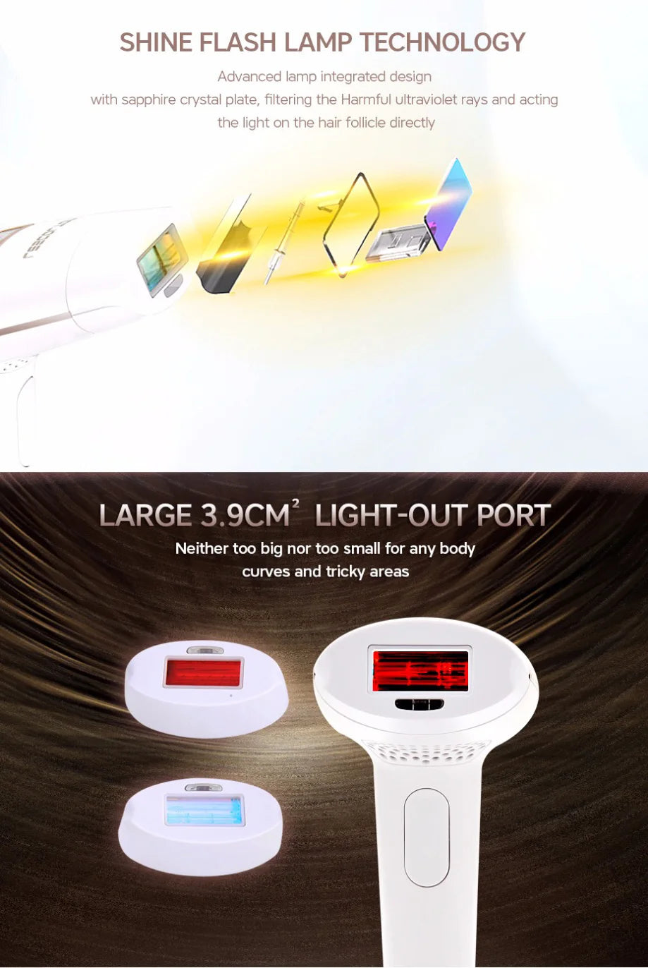 Lescolton IPL hair removal epilator