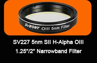 Svbony SV226 Filter Drawer Integrated Molding Nti-Light-Leaking Design with Holder for Filter Mounted Deep Sky Photography