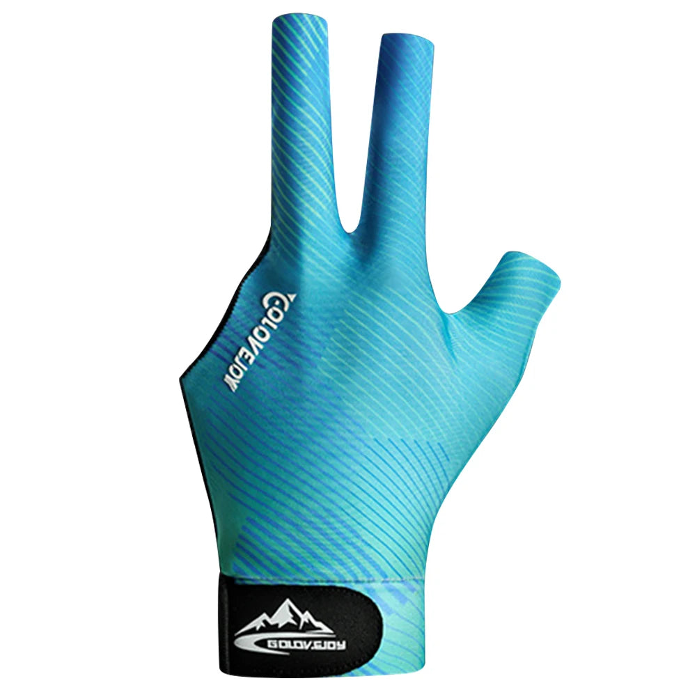 Billiards Glove Left Hand Anti-Slip 3 Finger Snooker Billiard Glove Adjustable Snooker Pool Gloves for Men Billiard Accessories