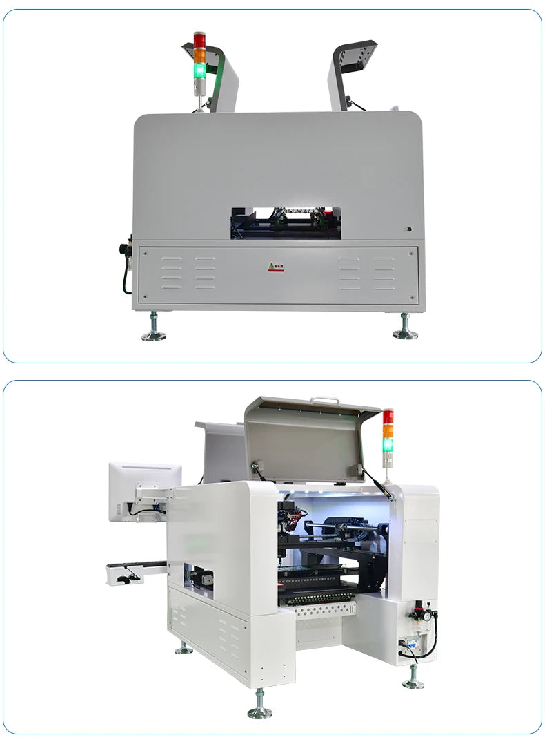Stock in Europe New product 2022 automatic chip mounter PCB assembly machine SMT550 with PCB400*200mm