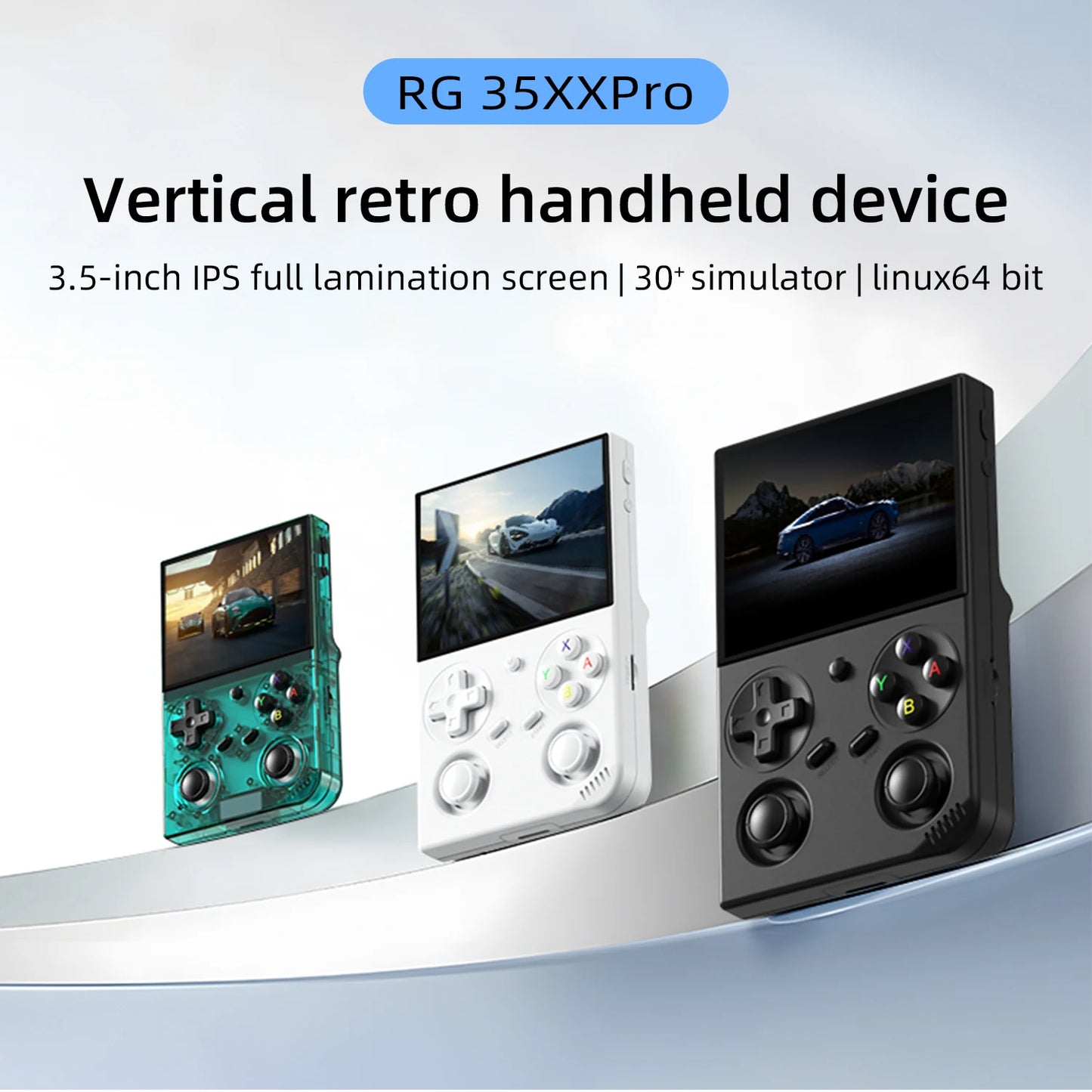 Anbernic RG 35XXPRO 64 Bit Handheld Game Players 3.5'' IPS Screen Linux System Video Game Console Portable Simulator 64G HD-Out
