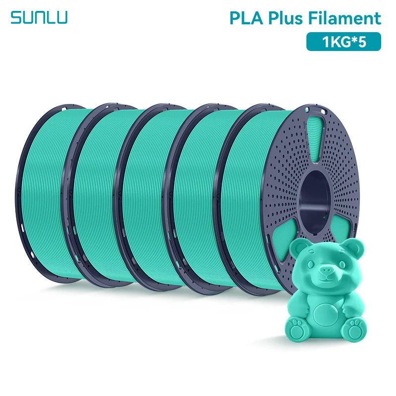 SUNLU 5KG 3D Filament PLA+/PLA+2.0/AntiString PLA /PLA Meta/High Speed PLA Filamnet 1.75mm 1KG Filament for 3D Printer& 3D Pen