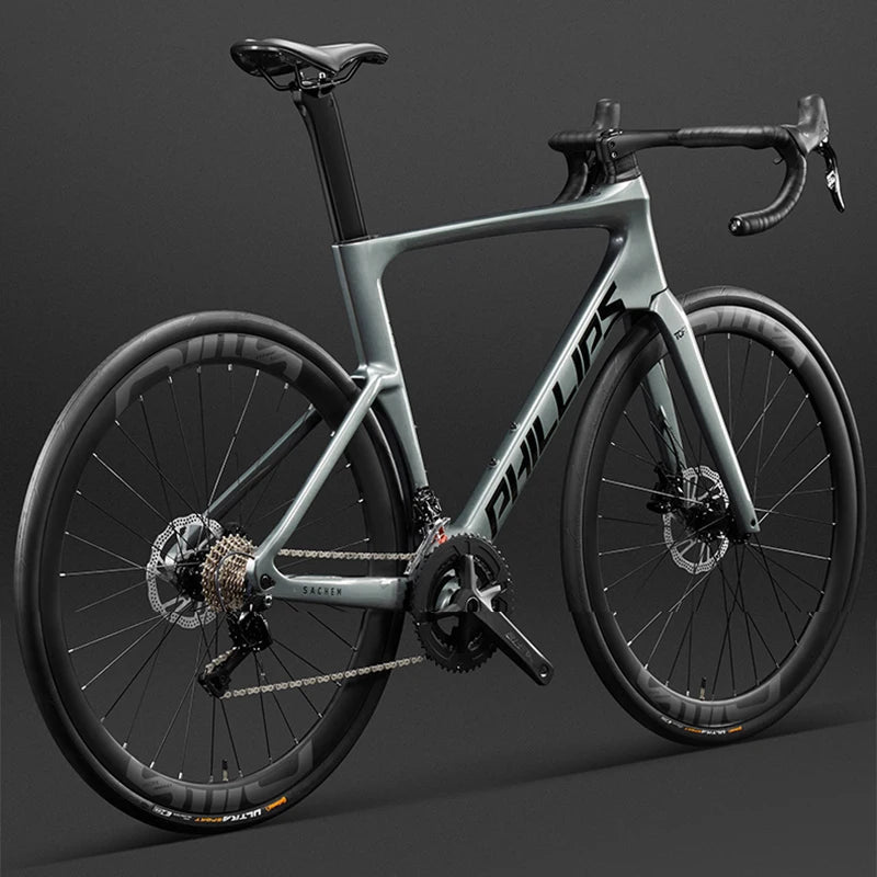 Carbon Fiber Gravel Bike,Racing Road Bike,Carbon Road Bicycle,Curved Handlebar,Brake and transmission are integrated,16/24 Speed