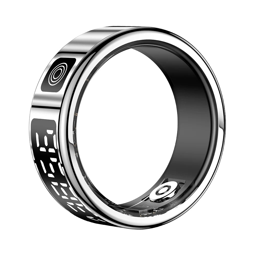 New RS08 Smart Ring Heart Rate Health Monitor 5ATM Waterproof Multi Sport Modes Blood Oxygen Tracker For Xiaomi Samsung Phone