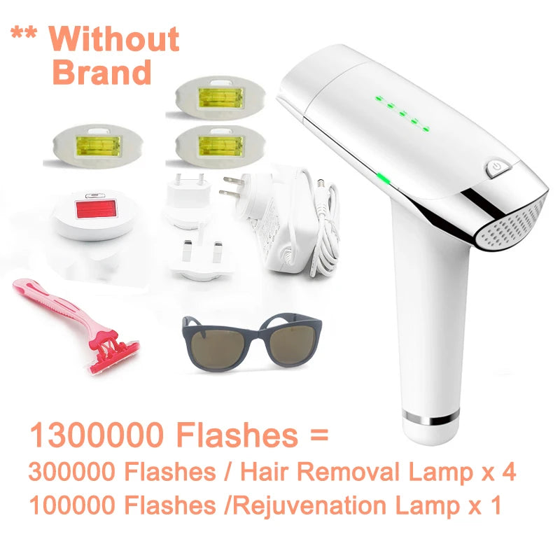 Lescolton IPL hair removal machine special lamp for rejuvenation with two heads for skin enhancement and hair removal.
