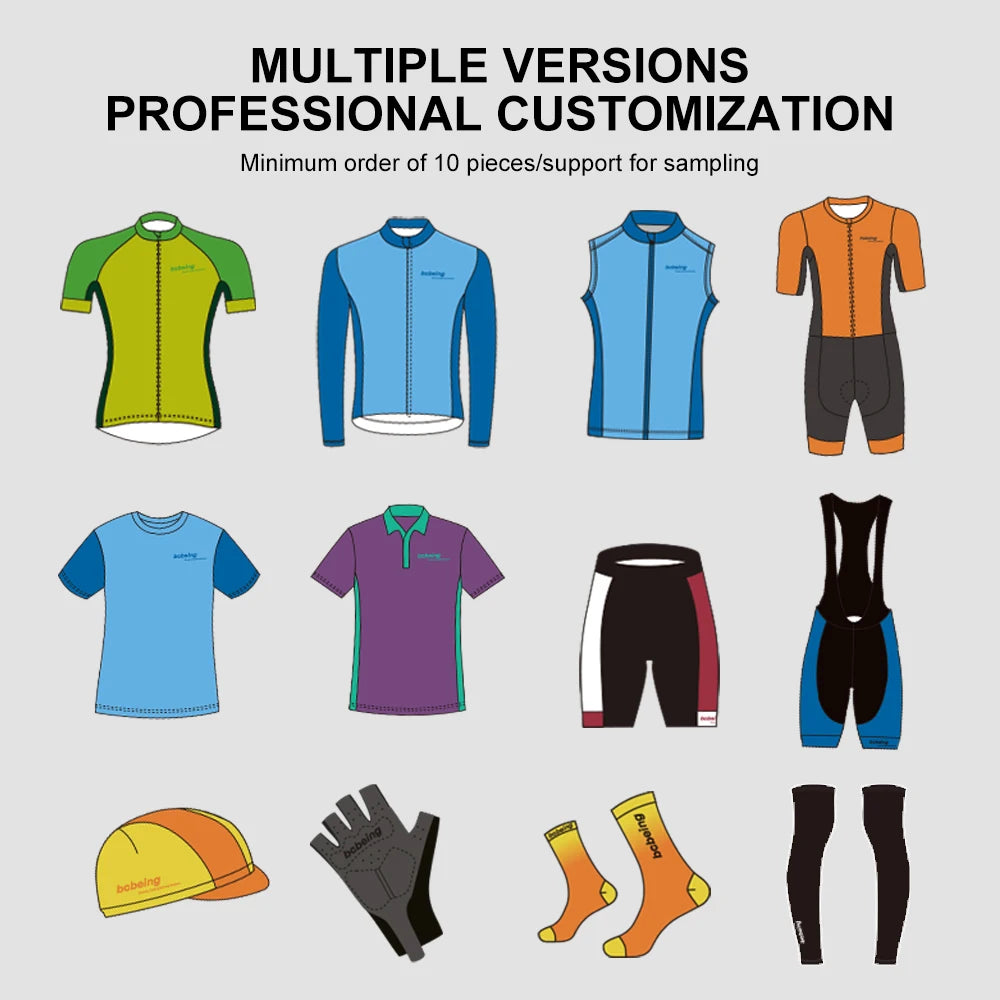 DIY Cycling Jersey Cycling Shorts Cycling Jacket Cycling Socks Cycling Caps DIY Cycling Set