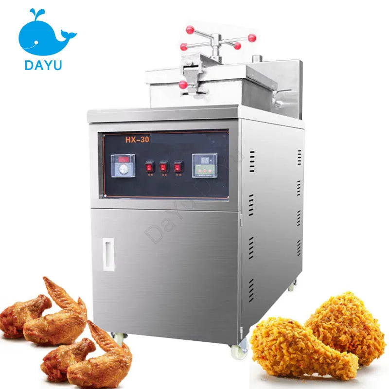 Fryer Pressure Commercial Stainless Steel Roast Duck Chicken Horizontal Bar Food Processor Gas Electric Heated Stove