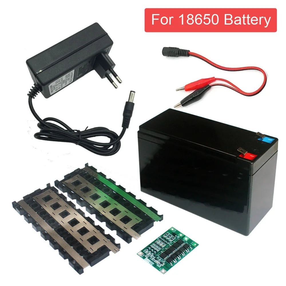 18650 Battery Storage Box Bracket 4V/6V/12V Plastic Lithium Battery Packs Toys Scale Motorcycle Batteris Holder Case
