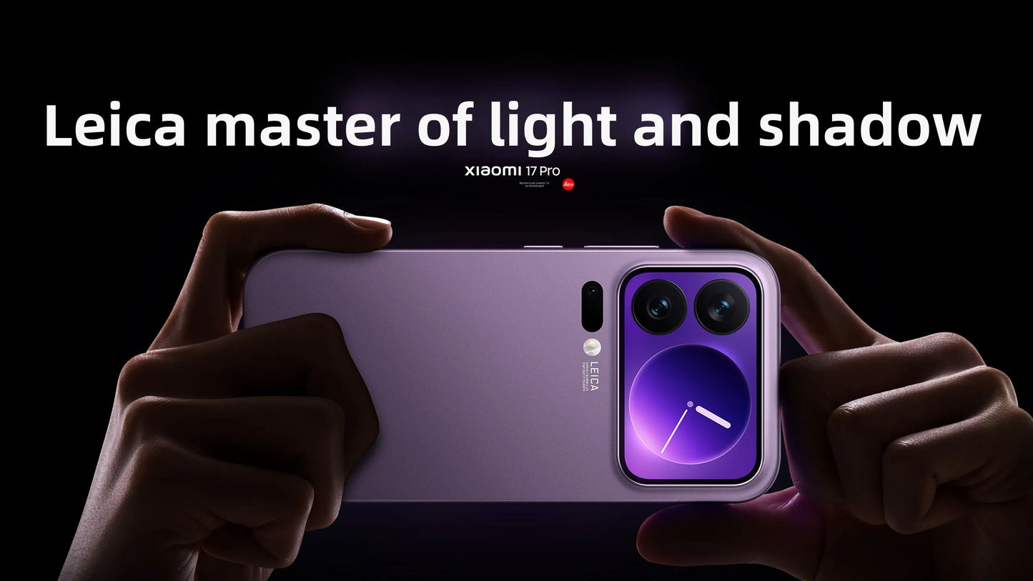 Brand New Xiaomi 17 Pro Smartphone Snapdragon 8 Elite Gen5 6300mAh Battery 100W Hyper Charge 6.3" CN version NFC Dual Screen