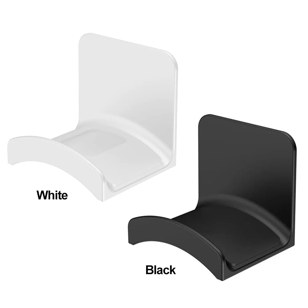 1-5PCS Universal Headphone Stand Adhensive Plastic Wall Mount Hanger Under Desk Headset Rack Holder Support for Gaming Earphone