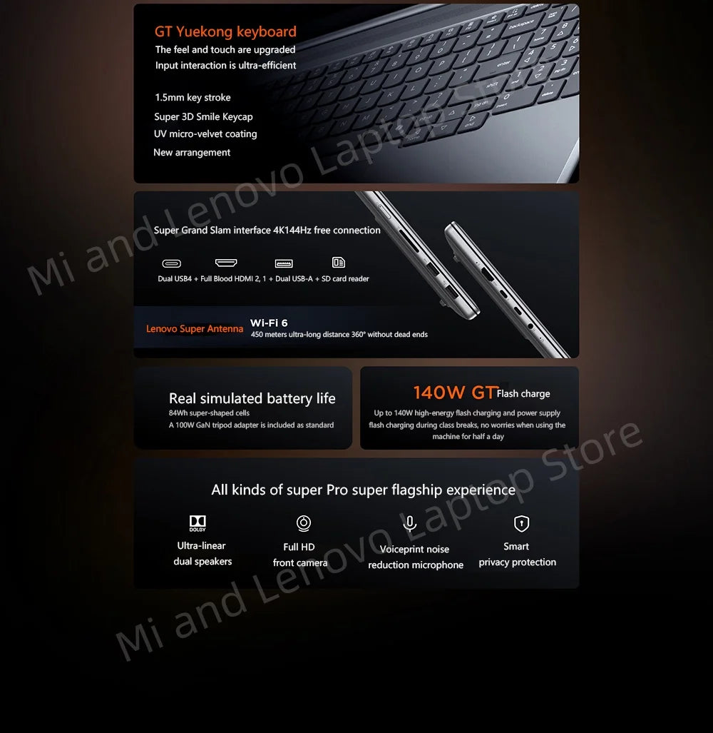 Lenovo Xiaoxin Pro 16 2025 GT AI 7 H 350/AI 9 H 365 16inch 32GB 1TB 2.8K 120Hz OLED Grey