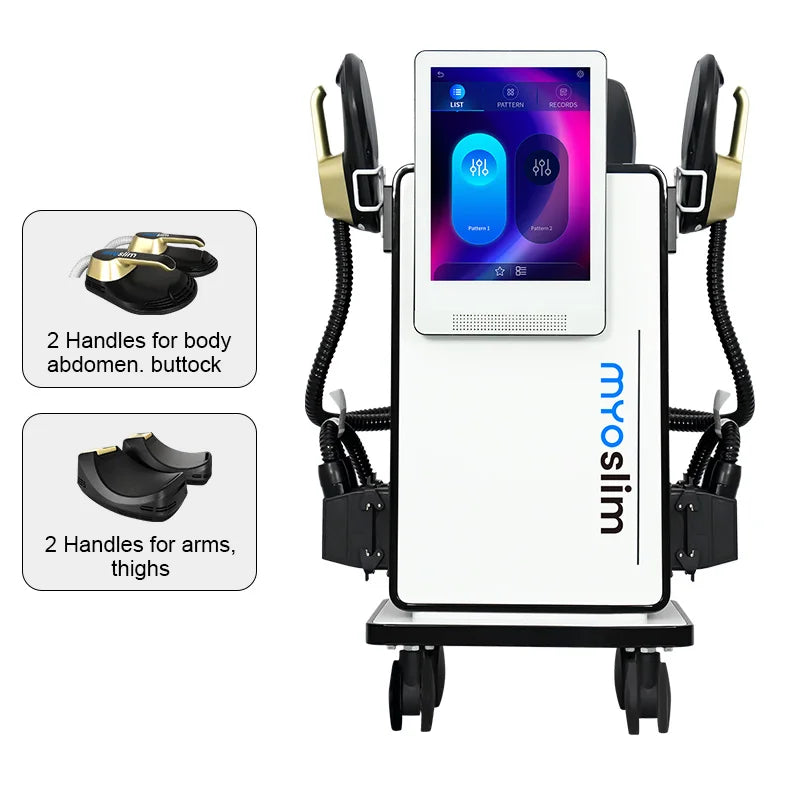 Upgrade EMS Professional Fat Reduction Body Contouring Equipment Wireless Handle Muscle Stimulate Shaping