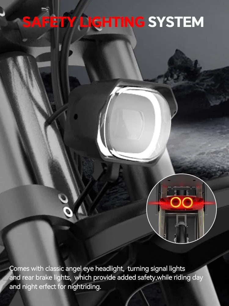 COSWHEEL R19 Electric cycle 72V 40AH Lithium Battery Adult Mountain Ebike 6000W Mountain Electric men's Moped Road E trucks