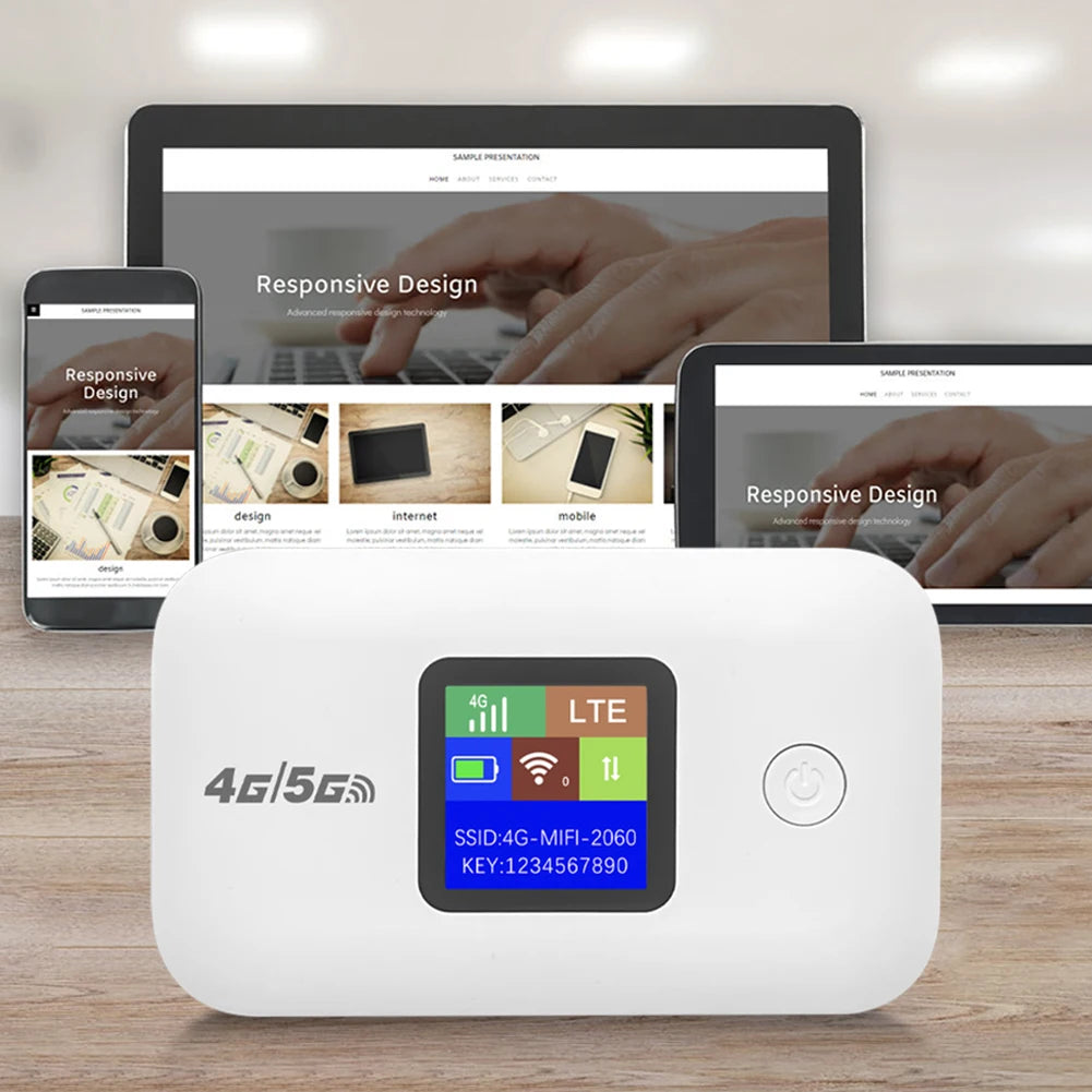 A8 4G Pocket WiFi Router 2100mAh Signal Amplifier with SIM Card Slot Wireless Modem 4G Wireless Router Wifi Repeater Hotspot