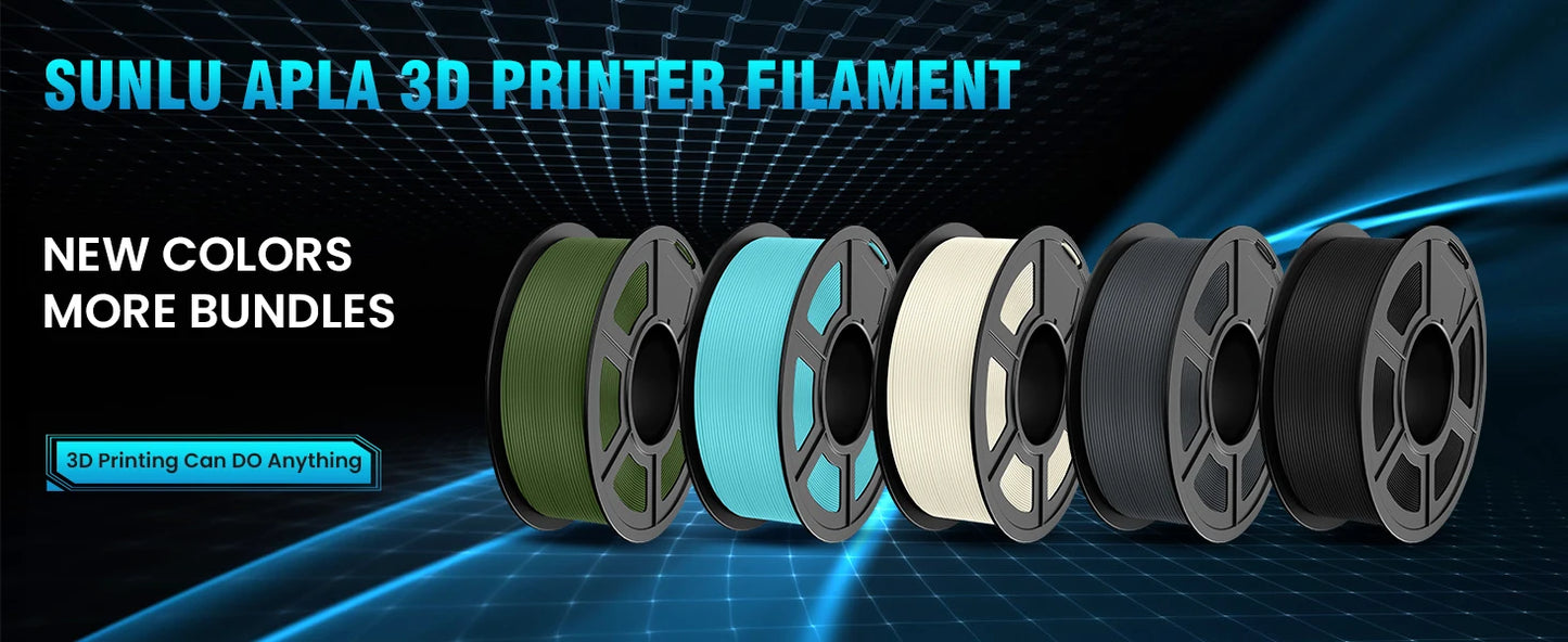 SUNLU 5KG 3D Filament PLA+/PLA+2.0/AntiString PLA /PLA Meta/High Speed PLA Filamnet 1.75mm 1KG Filament for 3D Printer& 3D Pen
