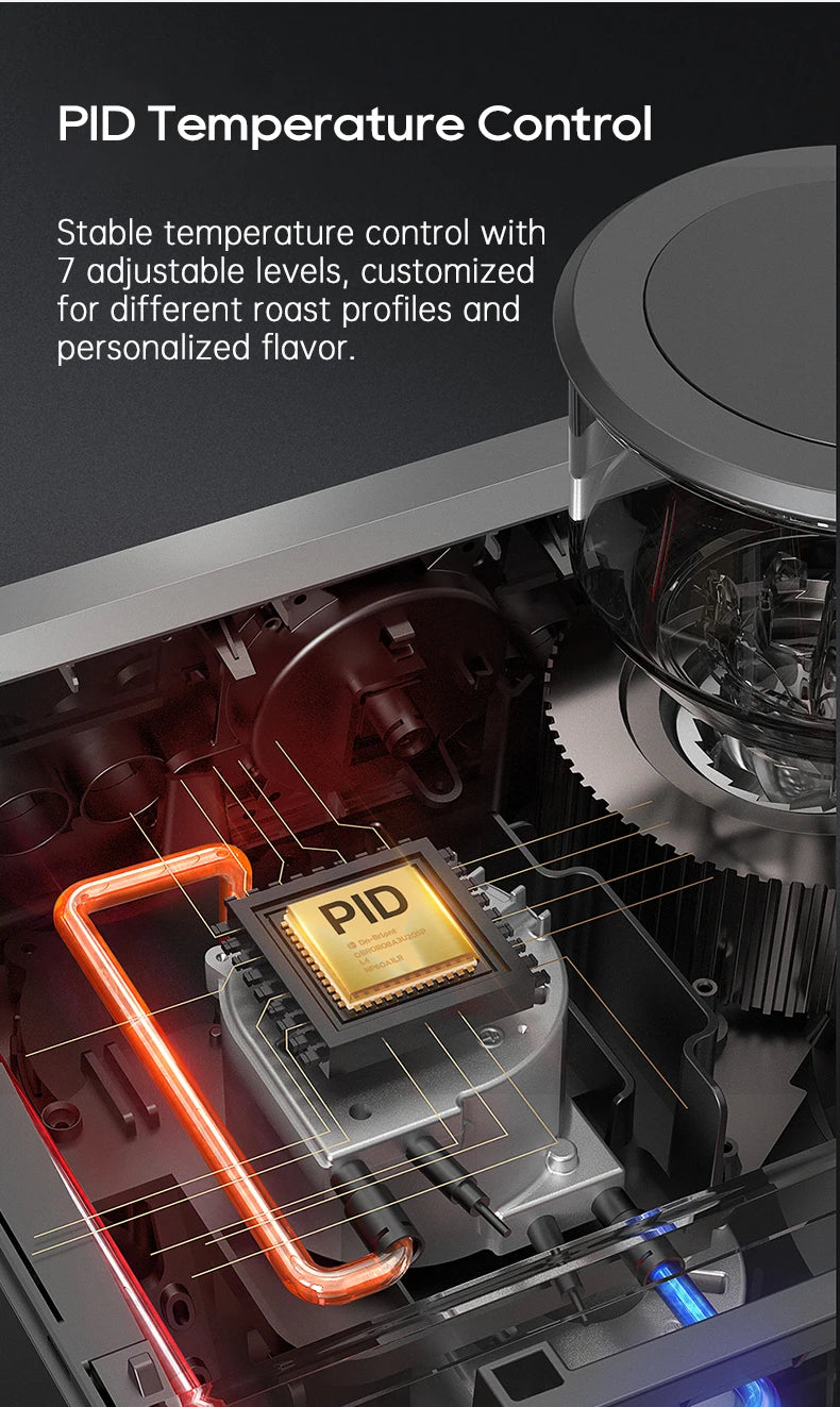 HiBREW Upgraded Dual Boiler Barista Pro Espresso Machine Built-in Grinder With 30 Size Settings for Cafe Hotel Restaurant H7B