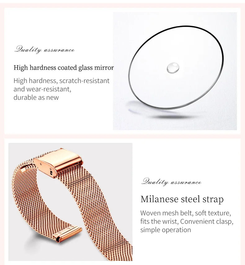 OLEVS 5869 Women Watch Original Brand Simple Mesh Belt Quartz Watch Automatic Date Waterproof Luminous Watches For Women Box