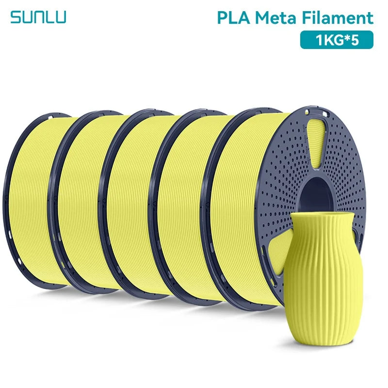 SUNLU 5KG 3D Filament PLA+/PLA+2.0/AntiString PLA /PLA Meta/High Speed PLA Filamnet 1.75mm 1KG Filament for 3D Printer& 3D Pen