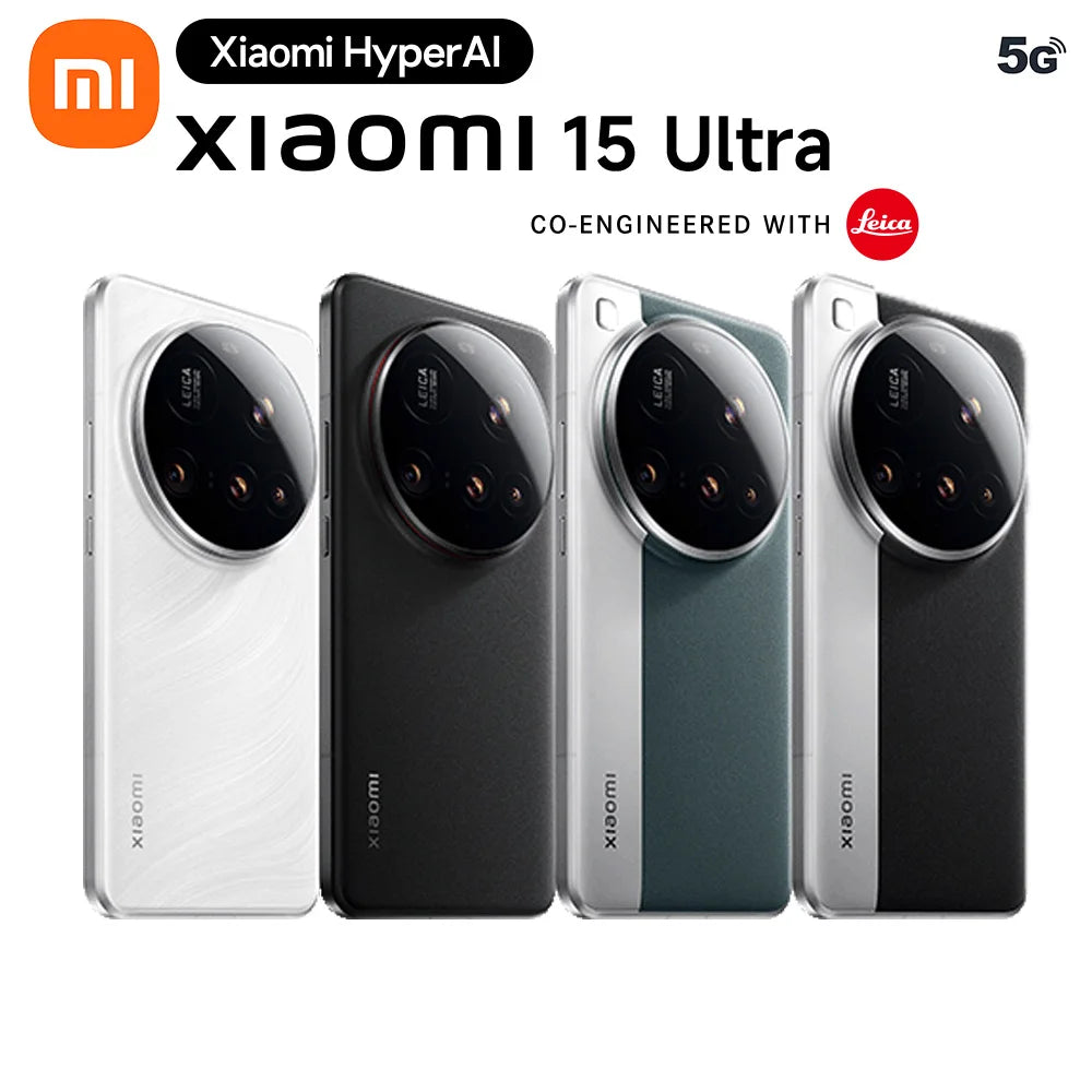 China Version Global ROM Xiaomi 15 Ultra Smartphone Snapdragon® 8 Elite AMOLED Leica 200MP Ultra Telephoto 90W HyperCharge IP68