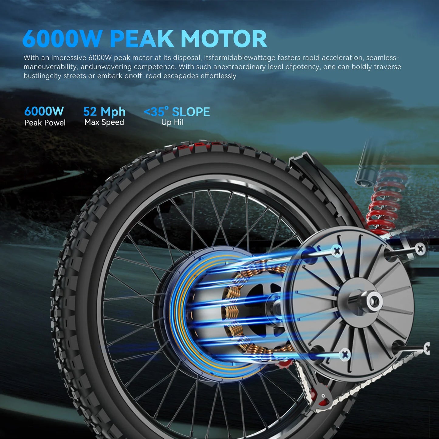 EKX X21 Max Electric Motorcycles Peak 6000W Brushless Gearless Motors 60V30AH Lithium Battery Speed 85Kmh Adult Off Road Ebike