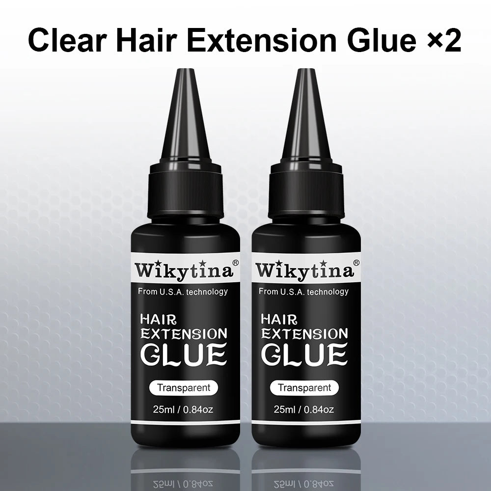 Professional UV Light Hair Extension Kit Complete Tool Set with UV Glue and Remover Machine - High-Quality Salon Styling Tools