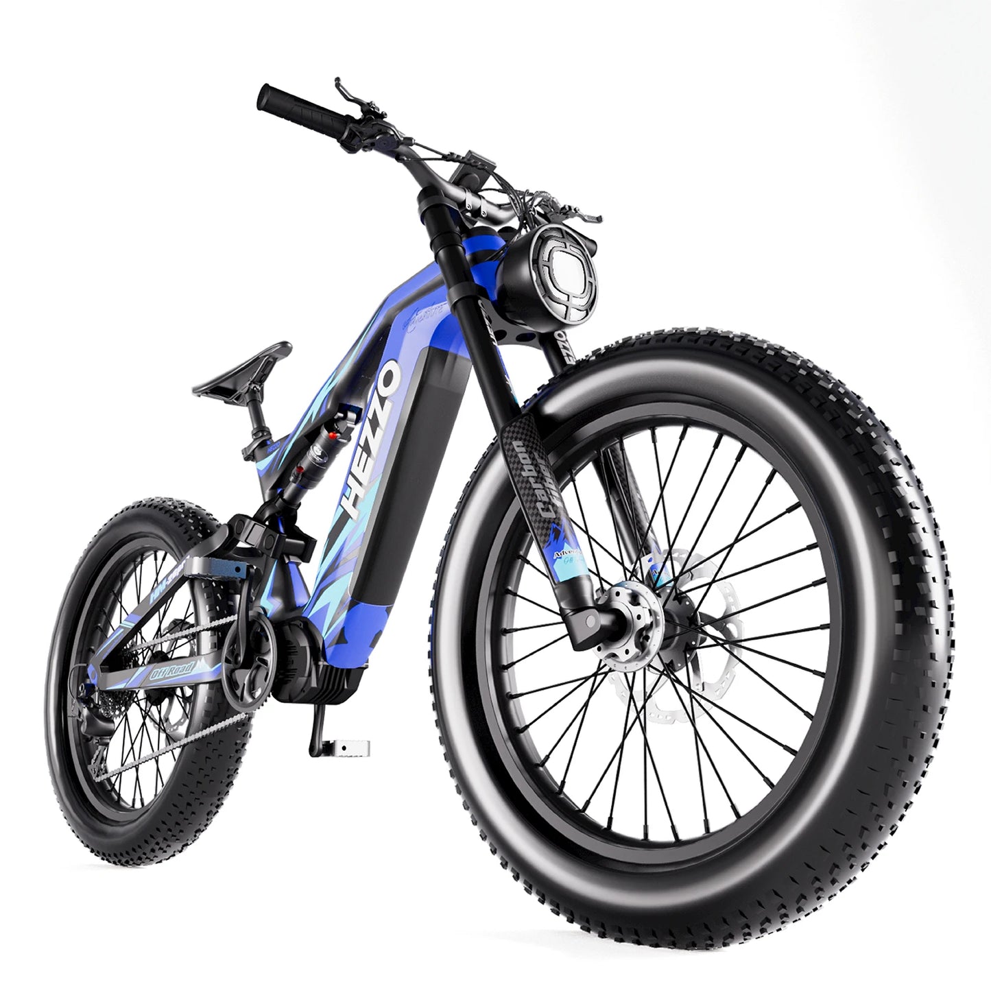 HEZZO K9 Electric Bike 1000W motor 52V 21Ah battery160N.m E bike Oil brakes with power-off protection off-road Electric bike