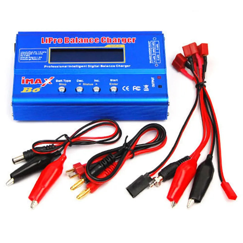 iMAX B6 Li-ion Battery Charger RC Lipo NiMh NiCD Battery Power Bank Balancer Charge Discharger LCD Digital Display