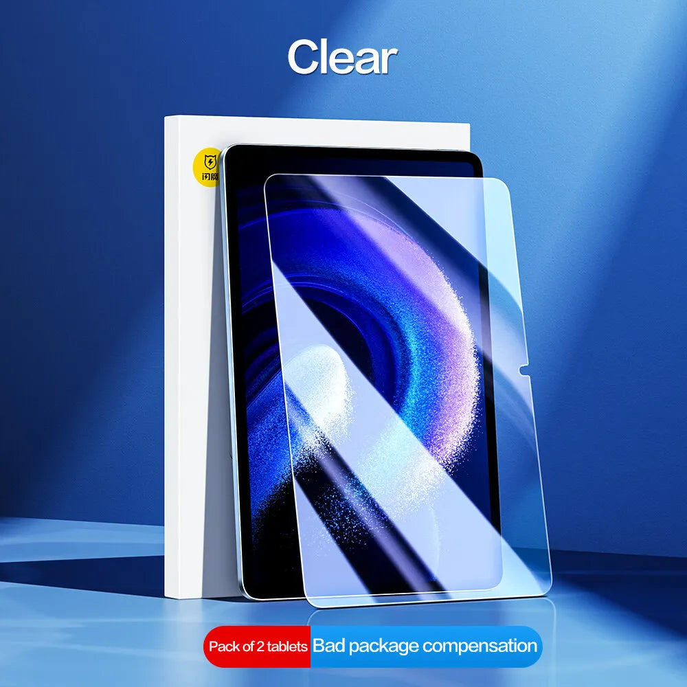 SmartDevil Tempered Glass for Xiaomi Mi Pad 6 11 inch Pad 5 5Pro 12.4 inch Tablet 9H Screen Protector HD Anti Blue Ray with Tool