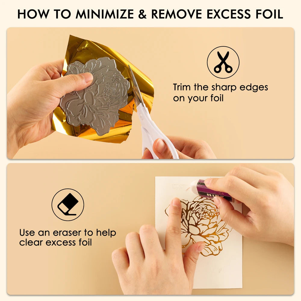 Hot Stamping Foil Machine  Hot Foil System For Card Making PET Film Transfer Hot Foil and Press Machine US EU UK Plugs