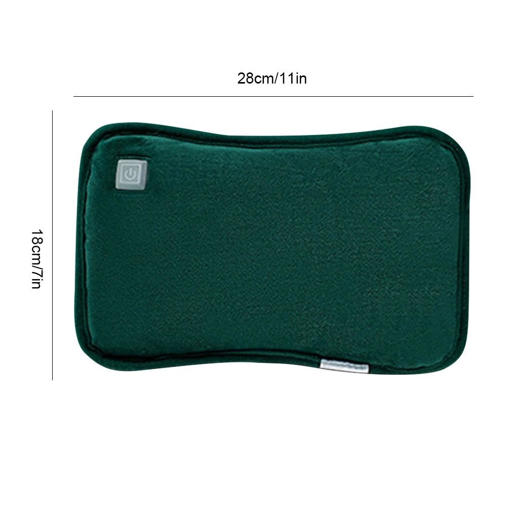 Rechargeable Electric Hot Water Bag Women's Electric Hot Water Bottle Soft flannel Hand Warmer Winter Heated Bag Warming Product