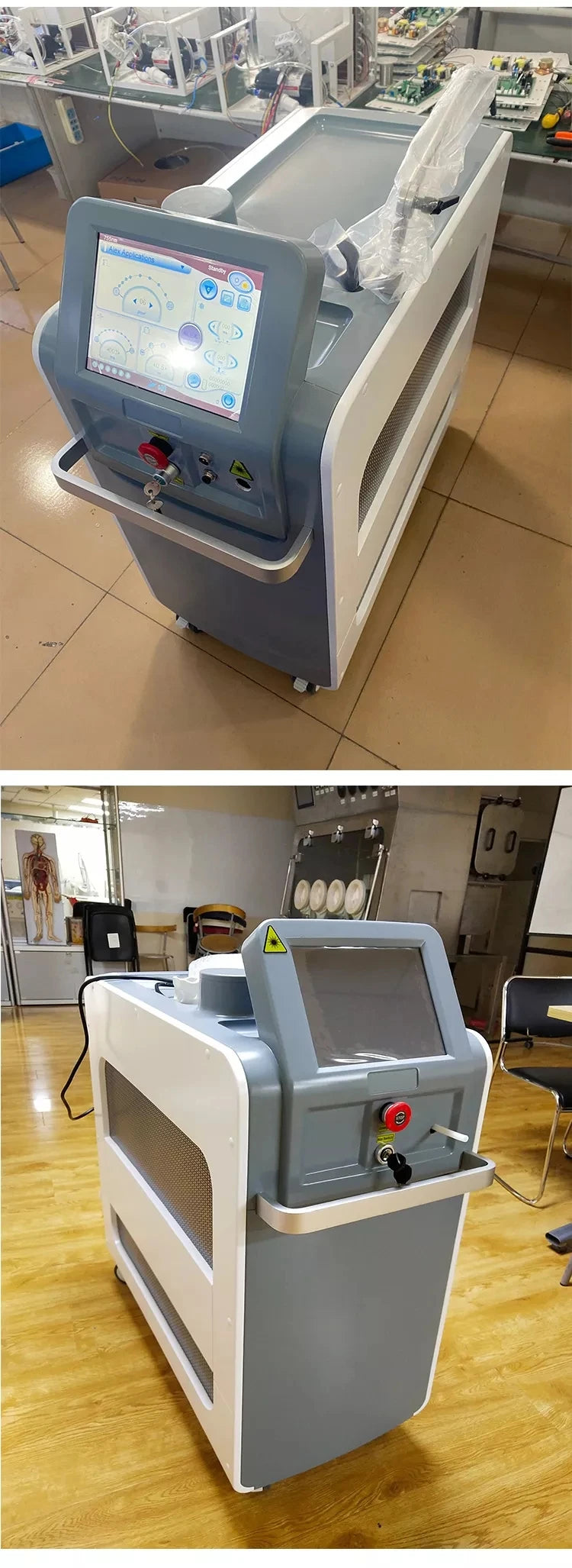 2026 SLyriclaser 1064/532nm long pulse width High quality 1064nm painless hair removal Clinic 755NM alexandrite machine