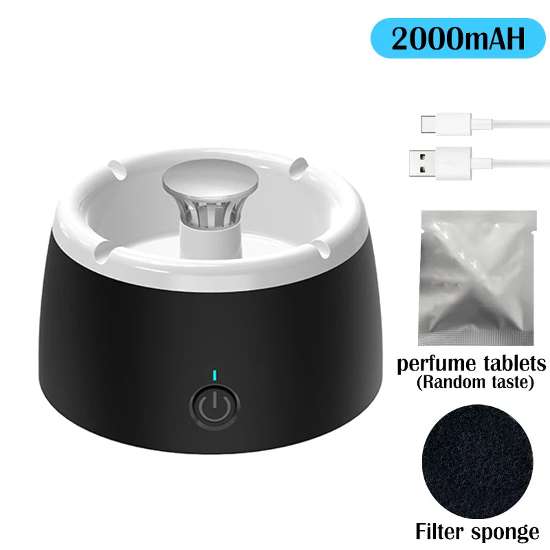 Ashtray with Air Purification USB Charging Smoke Automatic Removal Ashtrays Smoke Eliminator Air Purifier Ash Tray for Home