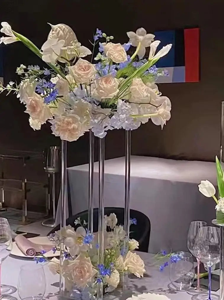 10pcs))Wedding Supplies Table Decoration Geometric Centerpiece Stand Road Lead Flower Stand Arrangement Table Centerpiece