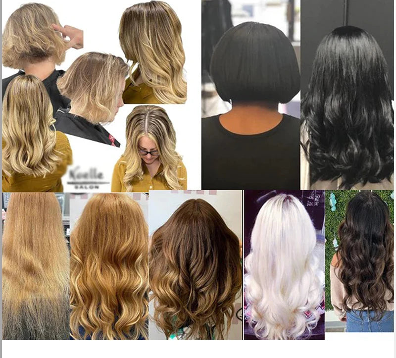 V Light Hair Extensions Set with UV Glue Hair Extension Kit Technology and Tools for Easy Application and Salon Quality Results