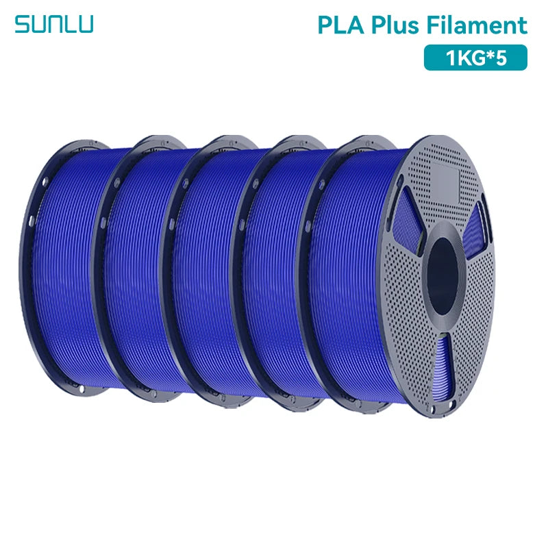 SUNLU 5KG 3D Filament PLA+/PLA+2.0/AntiString PLA /PLA Meta/High Speed PLA Filamnet 1.75mm 1KG Filament for 3D Printer& 3D Pen